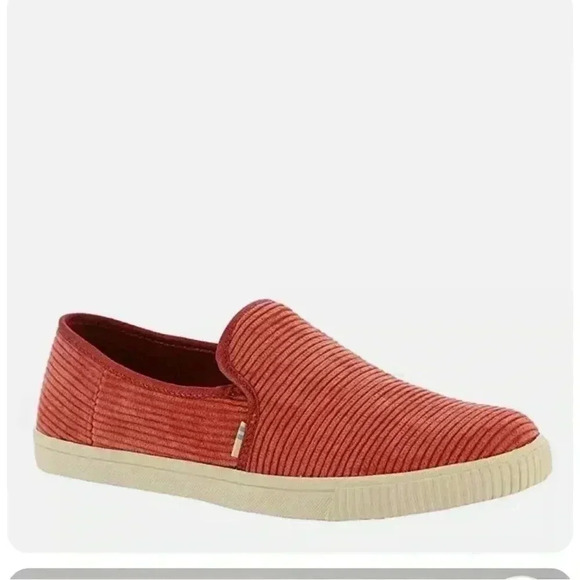 TOMS Clemente Spice Red Slip-Ons Women's - Picture 1 of 9